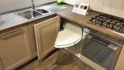 Scopri la Cucina Itaca moderna tortora ad angolo Arredo3 scontata del 50%!