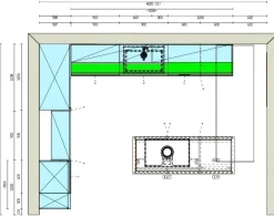 Scopri la cucina moderna ad isola Delinea di Scavolini a prezzo scontato!