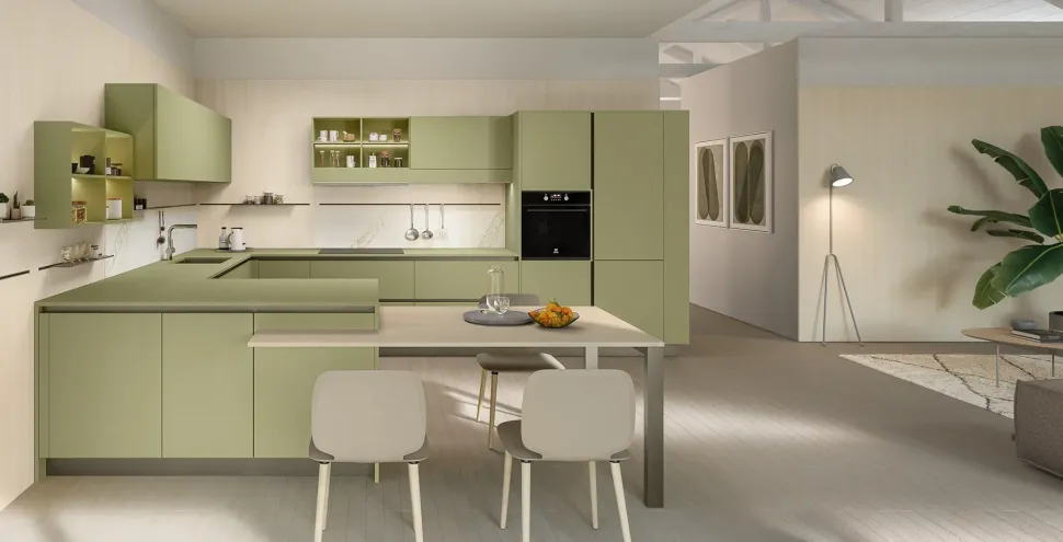 Scopri la cucina Start time j 01 di Veneta cucine in OFFERTA OUTLET