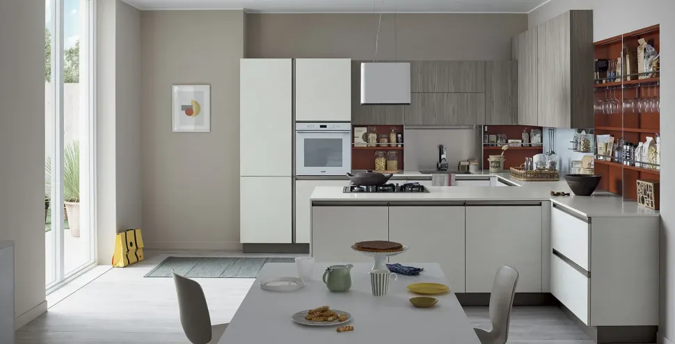 Scopri la cucina Start time j 01 di Veneta cucine in OFFERTA OUTLET