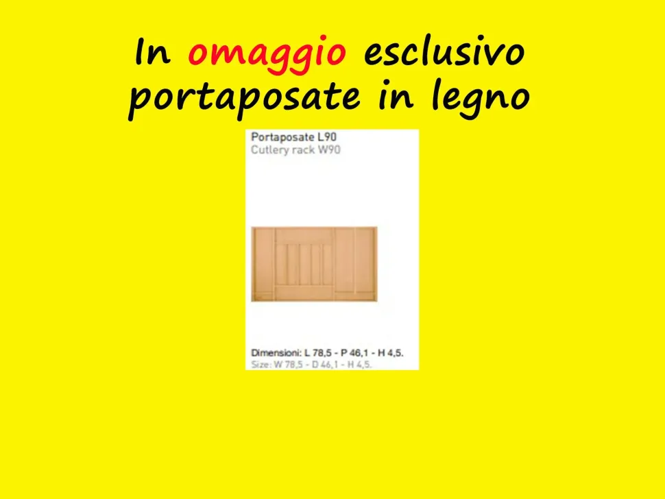 Scopri la cucina Tropea Plus Imab con uno sconto del 50%! Un design moderno ed elegante per arredare la tua casa.