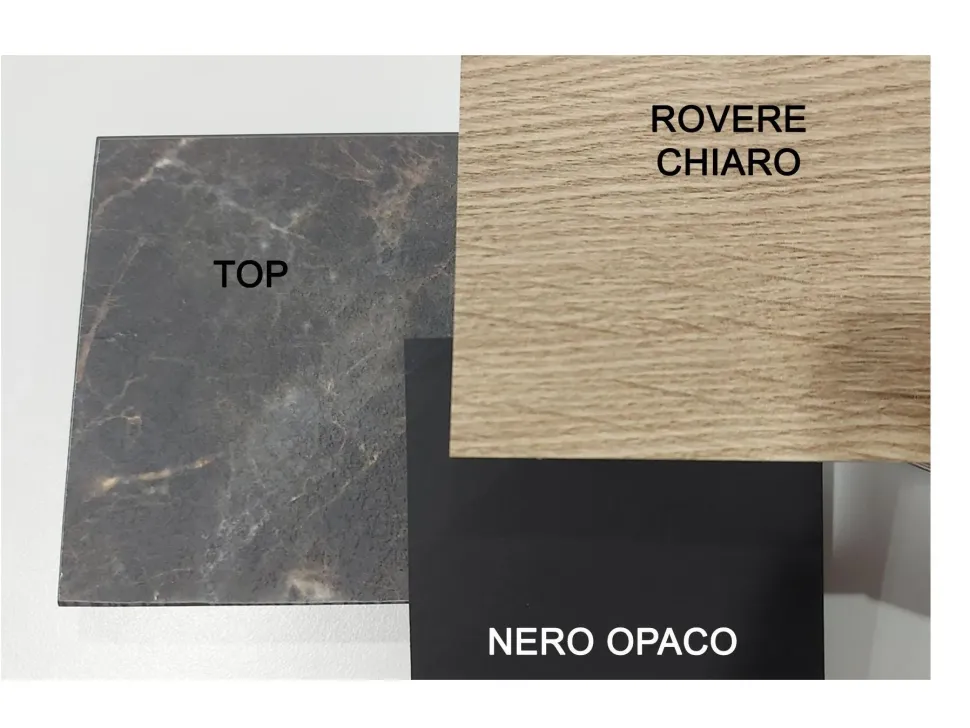 Scopri la cucina Tropea Plus Imab con uno sconto del 50%! Un design moderno ed elegante per arredare la tua casa.