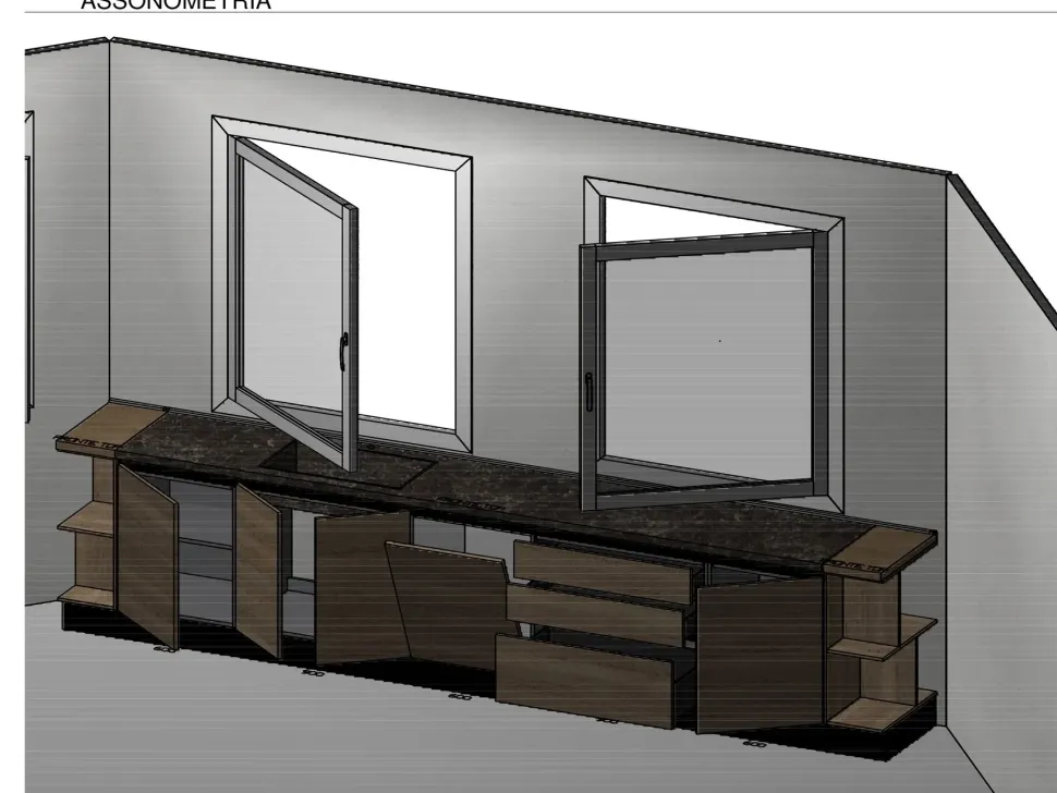 Scopri la cucina Tropea Plus Imab con uno sconto del 50%! Un design moderno ed elegante per arredare la tua casa.