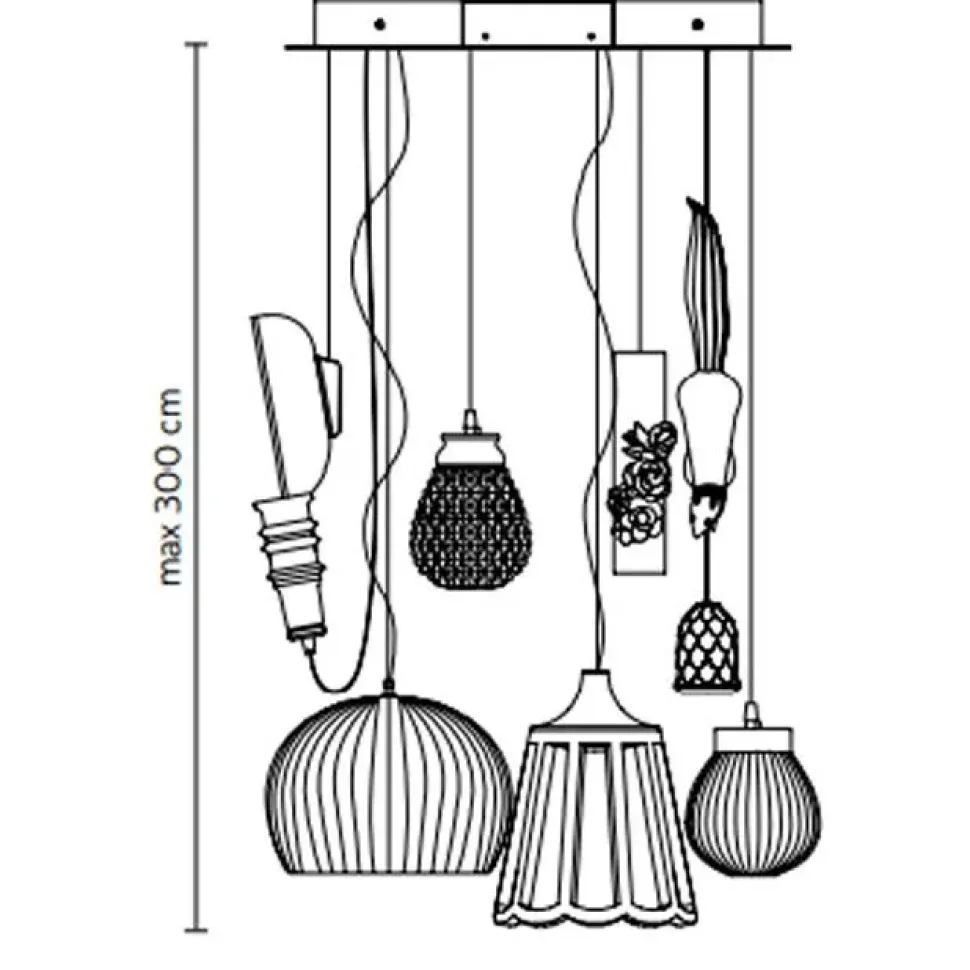 Scopri la Lampada a Sospensione Composizione o50 Karman a prezzo scontato!