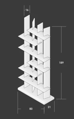 Scopri la libreria Flou in metallo in Offerta Outlet: Cclight!