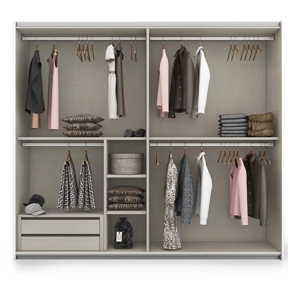 Scopri l'armadio moderno Whity! Collezione esclusiva a prezzo scontato. Ante scorrevoli!