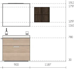 Scopri l'offerta Outlet sui mobili da bagno Scavolini Aquo!
