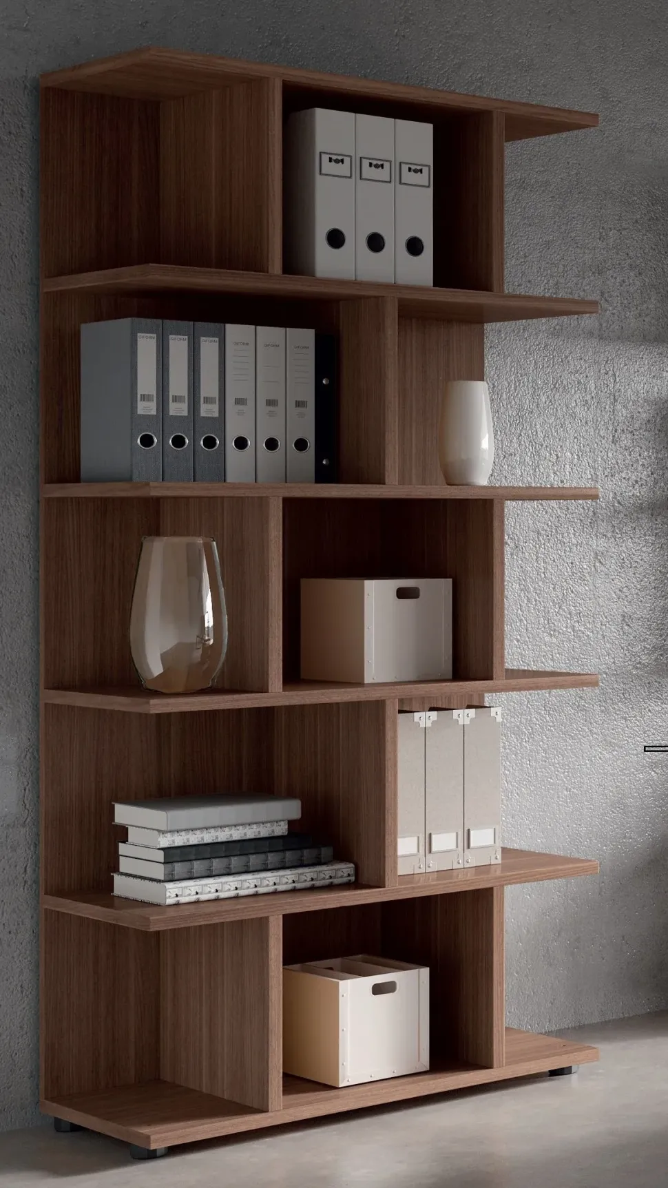 Scrivania direzionale - ufficio completo rhea in vetro Flycom a prezzo scontato