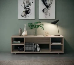 Scrivania direzionale in legno Ufficio completo a marchio Flycom a prezzi outlet