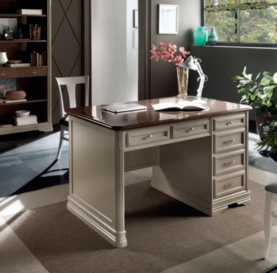 Scrivania direzionale in legno 616 a marchio Artigianale a prezzi convenienti