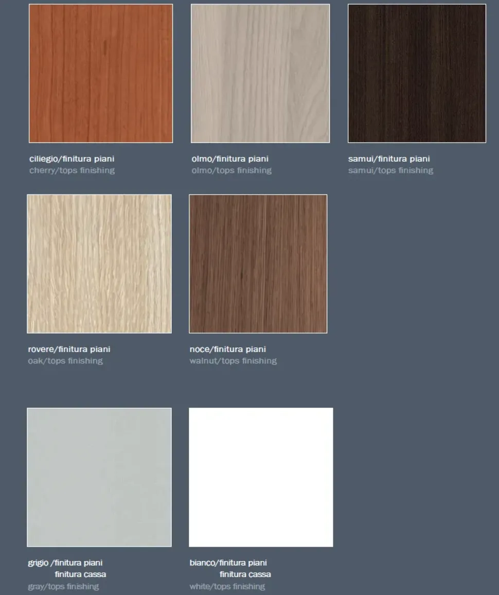 Scrivania direzionale in legno Ufficio completo derby a marchio Flycom a prezzi outlet