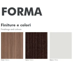 Scrivania direzionale in legno Direzionale forma e mobile boiserie Flycom a prezzi outlet