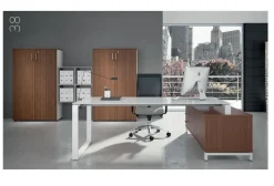 Scrivania direzionale modello Ufficio completo stratos Flycom in OFFERTA OUTLET