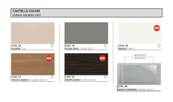 Scrivania direzionale modello Delta - composizione ufficio completo in legno ad un prezzo speciale