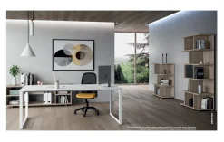 Scrivania direzionale modello Ufficio completo stratos plus Flycom in OFFERTA OUTLET