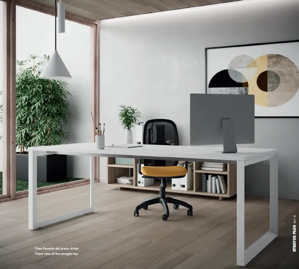 Scrivania direzionale modello Ufficio completo stratos plus Flycom in OFFERTA OUTLET