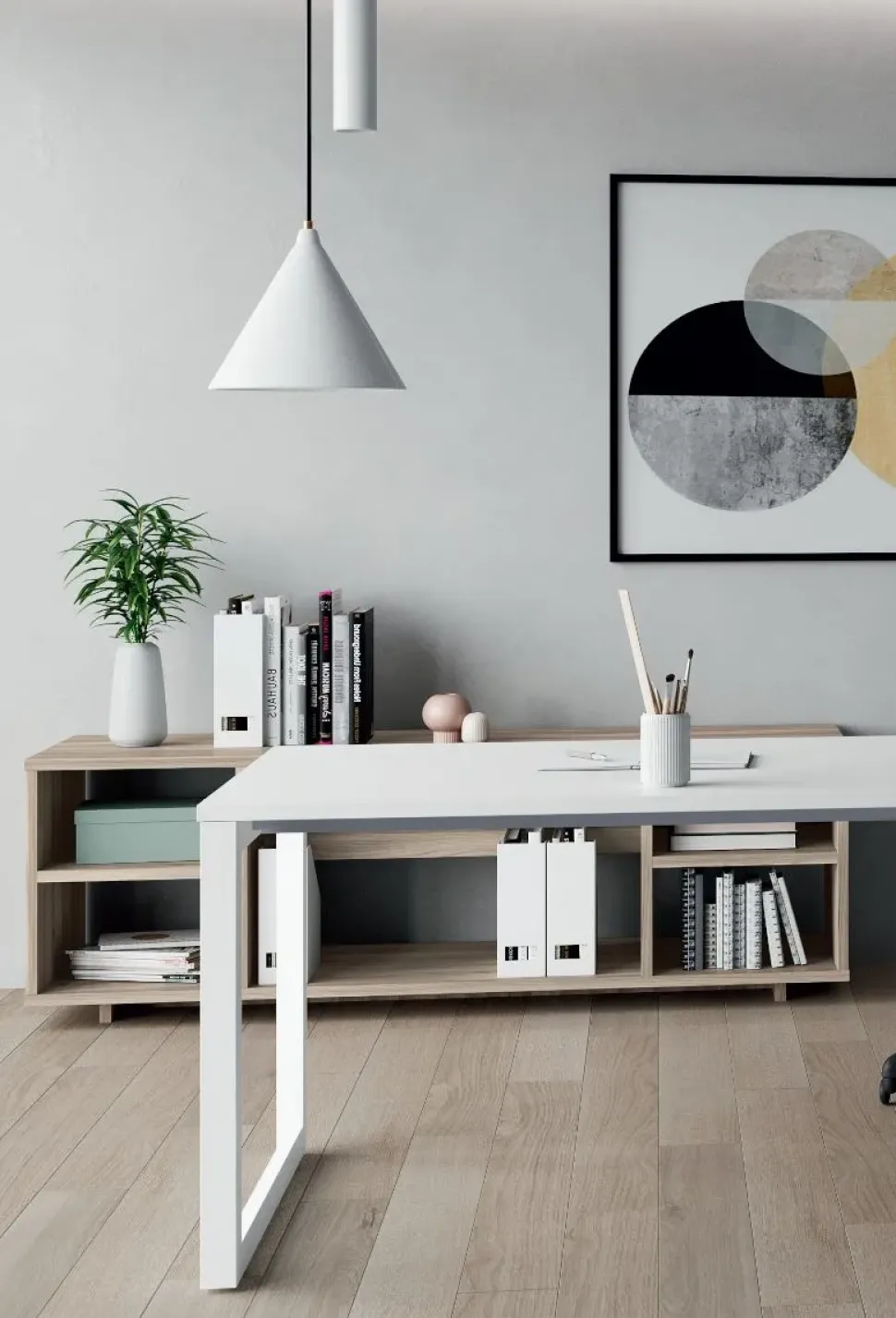 Scrivania direzionale modello Ufficio completo stratos plus Flycom in OFFERTA OUTLET