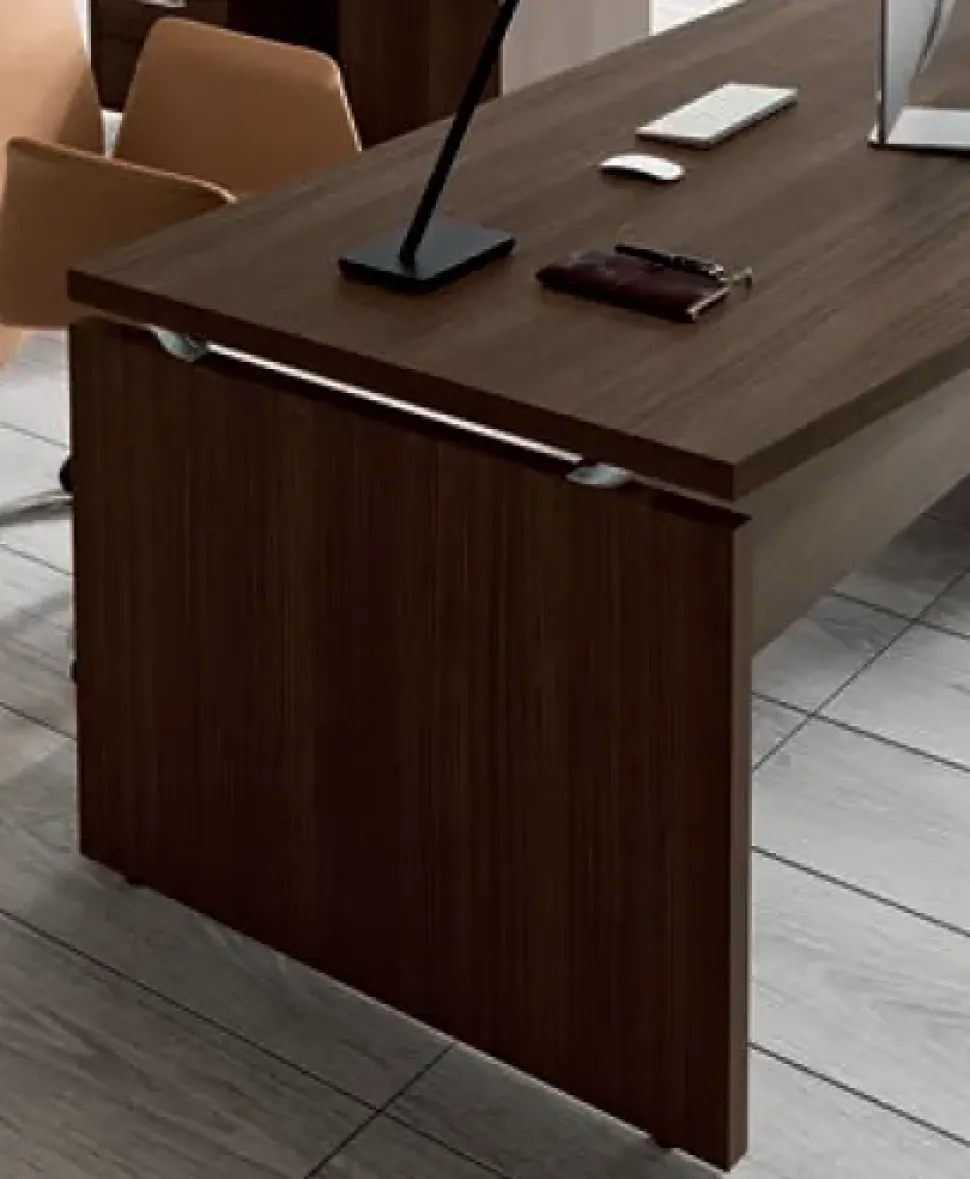 Scrivania direzionale Ufficio completo in legno Flycom a prezzo Outlet