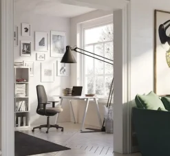 Scrivania operativa in legno Las postazione home office paolo  a marchio Las mobili a prezzi outlet