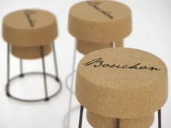 Sedia Bouchon da cucina realizzata in metallo scontata del 30%