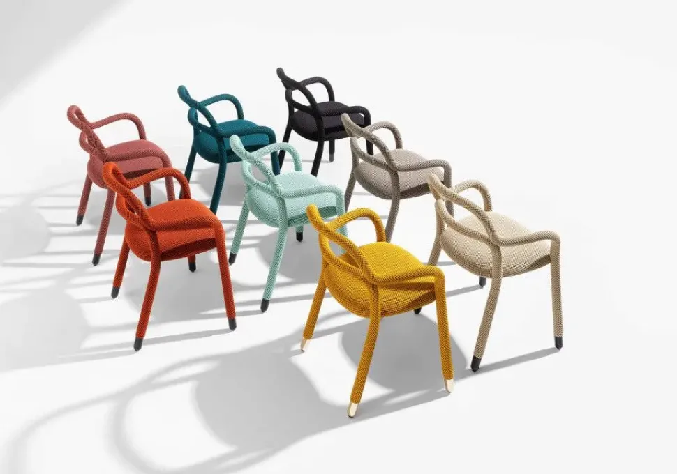 Sedia con braccioli Pippi di Midj a prezzo scontato