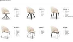 Sedia con braccioli Vienna di Abitare interior a prezzo scontato