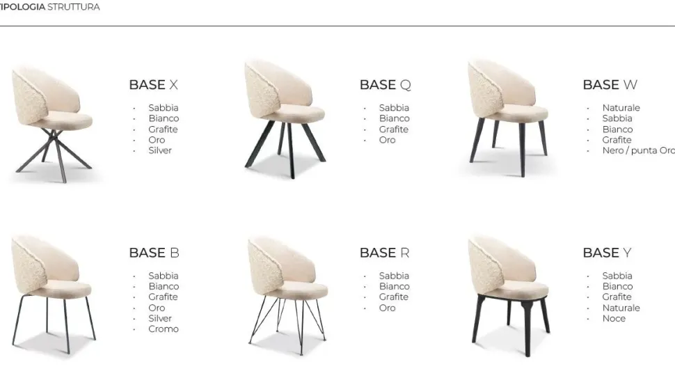 Sedia con braccioli Vienna di Abitare interior a prezzo scontato