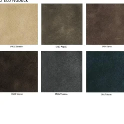 Sedia con schienale alto Kay couture - synthetic nubuck argilla di Cattelan italia a prezzo scontato