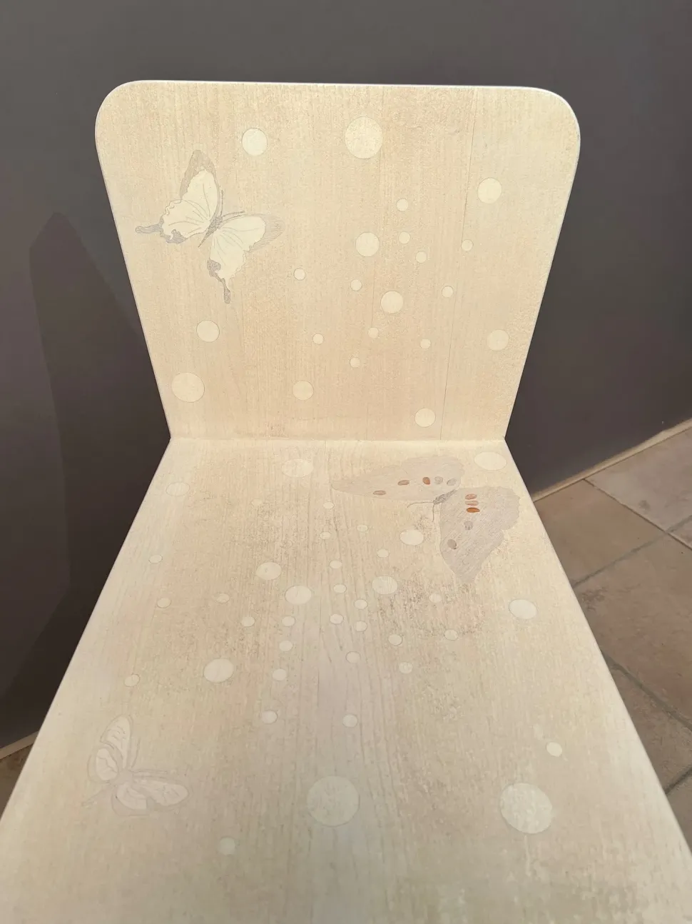 Sedia con schienale basso Mm 512 di Marchetti a prezzo scontato