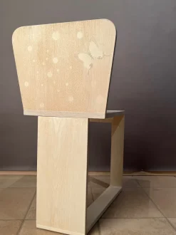 Sedia con schienale basso Mm 512 di Marchetti a prezzo scontato