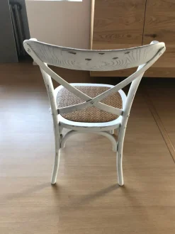 Sedia Country da cucina realizzata in legno scontata del 47%