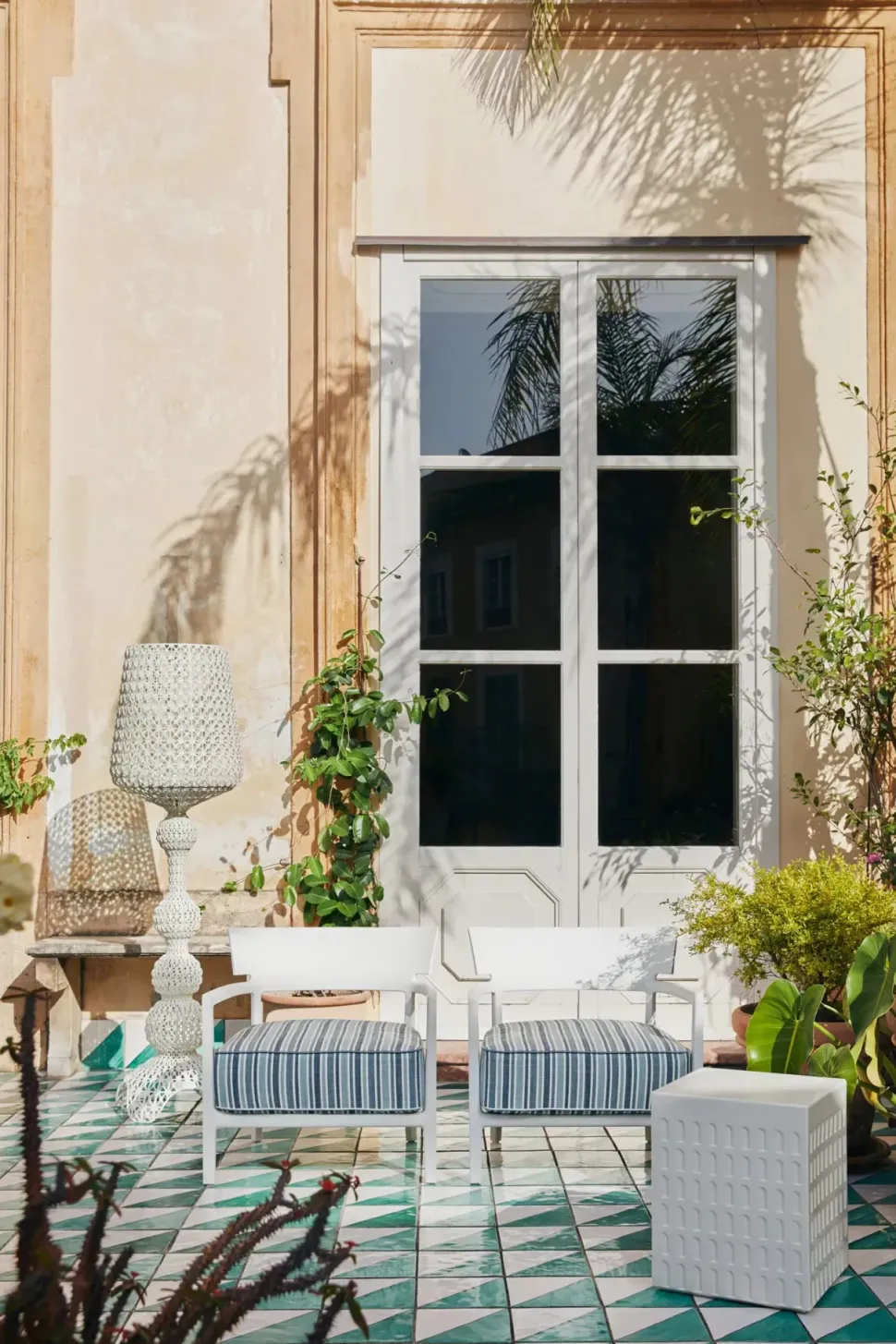 Sedia da giardino Cara Kartell a prezzo Outlet