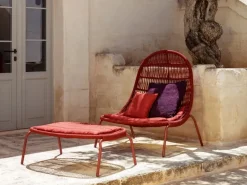 Sedia da giardino Lounge armchair + pouf collezione panama talenti talenti  Talenti con forte sconto