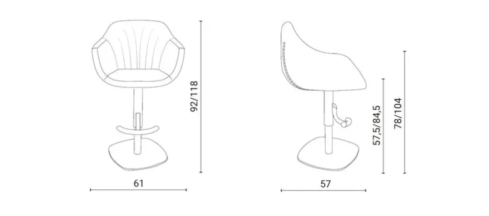 Sedia da soggiorno Boris Ozzio in Offerta Outlet