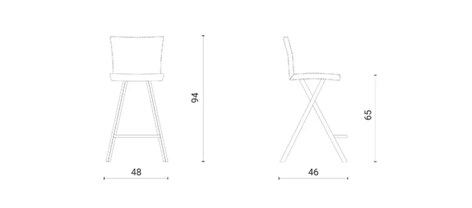 Sedia da soggiorno Etienne Ozzio in Offerta Outlet