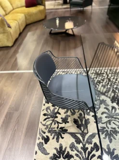 Sedia da soggiorno Flow filo di Mdf SCONTATA 35%