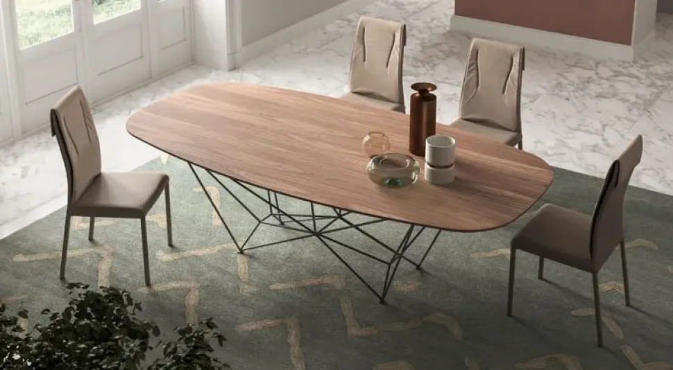 Sedia da soggiorno Luxy Ozzio in Offerta Outlet