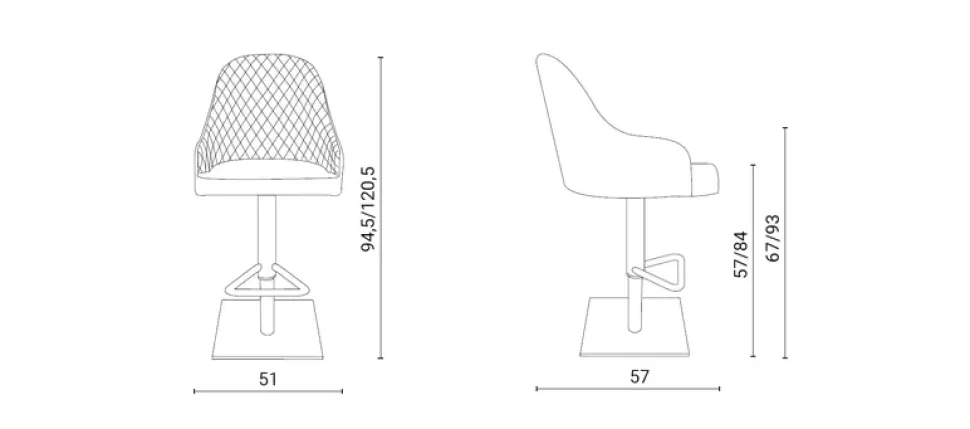 Sedia da soggiorno Prometeo Ozzio in Offerta Outlet