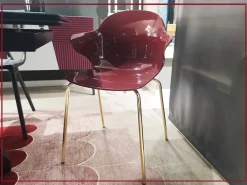 Sedia da soggiorno realizzata in metallo Saint tropez calligaris di Calligaris