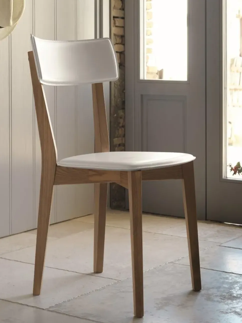 Sedia da soggiorno S132 ginger Friulsedie a prezzo Outlet