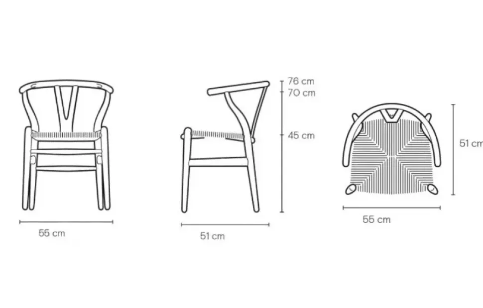 Sedia da soggiorno Sedia carl hansen & søn ch24 - wishbone di Carl hansen & son SCONTATA 60%