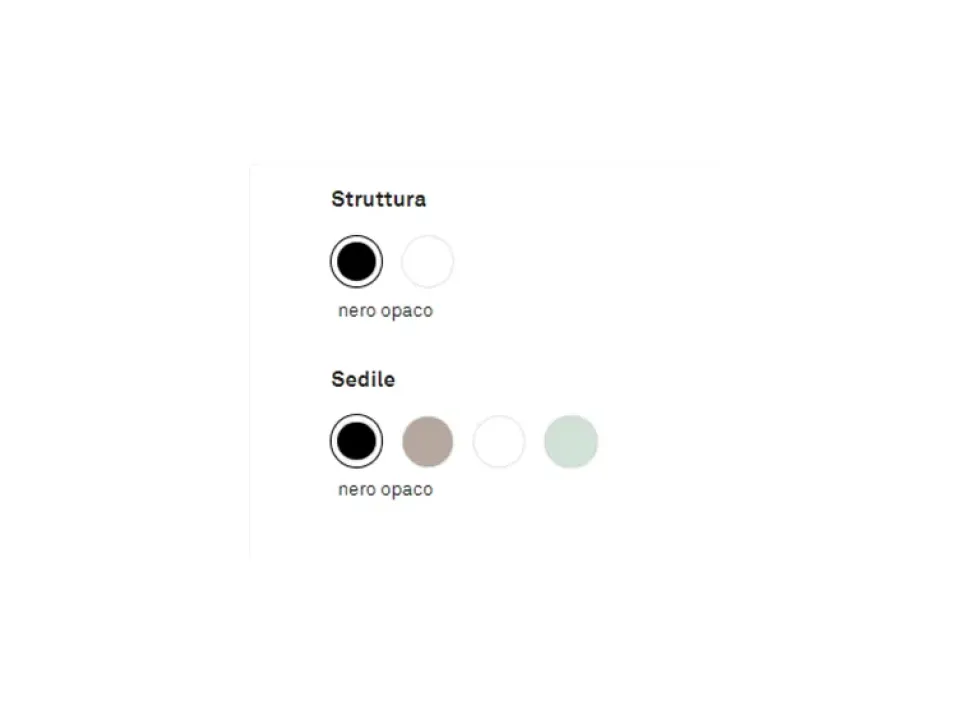 Sedia da soggiorno Tuka Connubia a prezzo Outlet