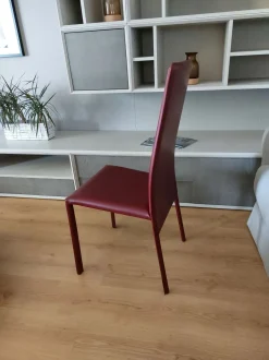 Sedia da soggiorno Venere di Julia arredo cuoio SCONTATA 25%