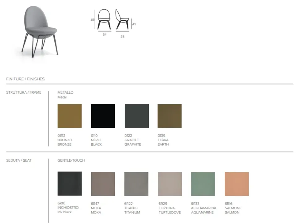 Sedia da soggiorno Vovo Target point a prezzo Outlet