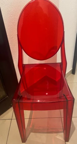 Sedia da ufficio  design ghost in in plastica Esprit nouveau a prezzo scontato