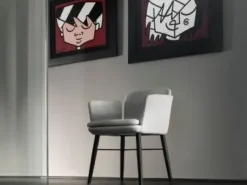 Sedia di Lema modello Tabby da soggiorno in offerta -47%