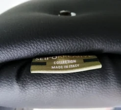 Sedia direzionale Beta direzionale cromata in ecopelle Collezione esclusiva a prezzo scontato