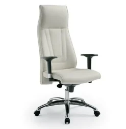 Sedia direzionale in ecopelle Sphera presidenziale a marchio Compir in offerta