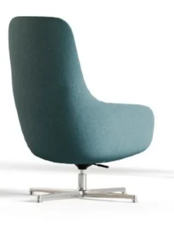 Sedia direzionale in ecopelle Truka girevole base alluminio Las mobili in offerta