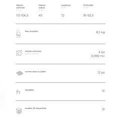 Sedia Folio per l'esterno a marchio Nardi in offerta
